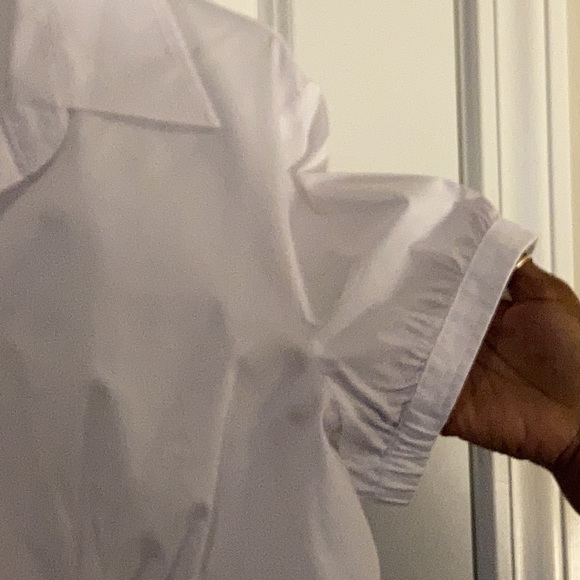 EUC button down white top - Picture 3 of 8